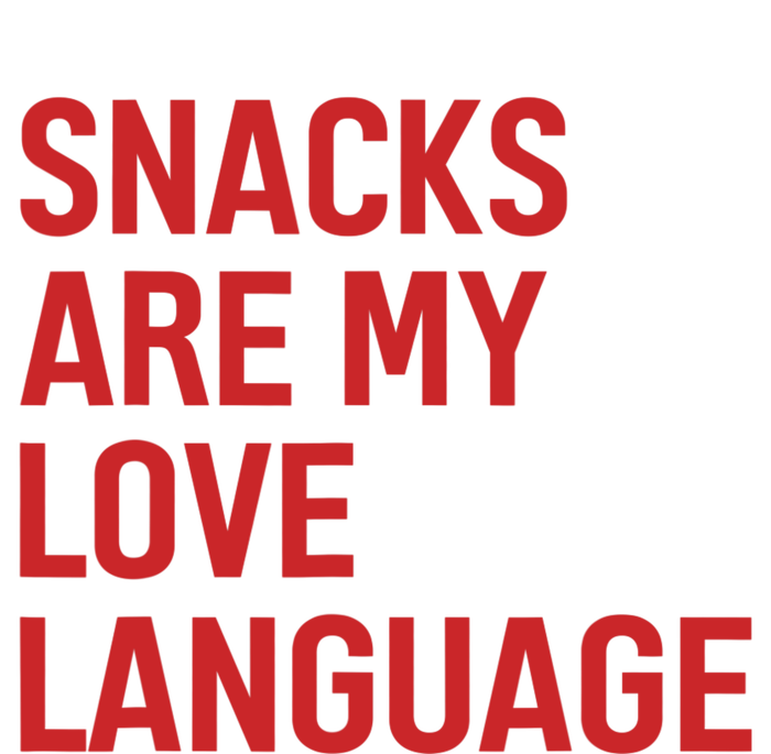 Snacks Are My Love Language Valucap Bio-Washed Visor