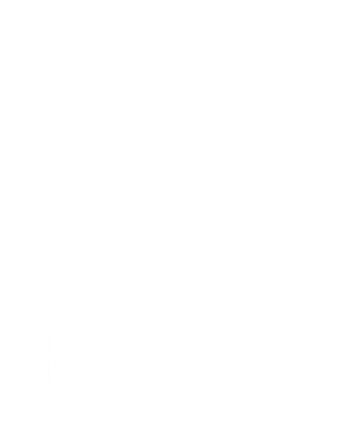 Cool Mothers Day My Favorite Volleyball Player Calls Me Mom Gift Mesh Reversible Basketball Jersey Tank