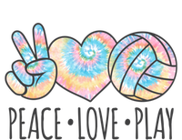 Cute Pink Tie Dye Volleyball Teen Peace Love Play Cool Gift T-Shirt