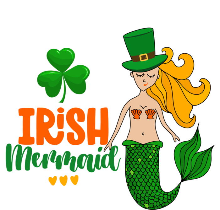 Irish Mermaid Funny Sarcastic St Patrick's Day Leprechaun Gift Softstyle Adult Sport Polo