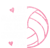 I'll Always Be Her Biggest Fan Volleyball Mom Volleyball Dad Cute Gift V-Neck T-Shirt