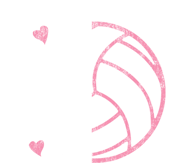 I'll Always Be Her Biggest Fan Volleyball Mom Volleyball Dad Cute Gift V-Neck T-Shirt