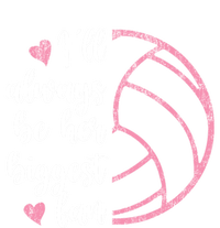 I'll Always Be Her Biggest Fan Volleyball Mom Volleyball Dad Funny Gift Sweatshirt