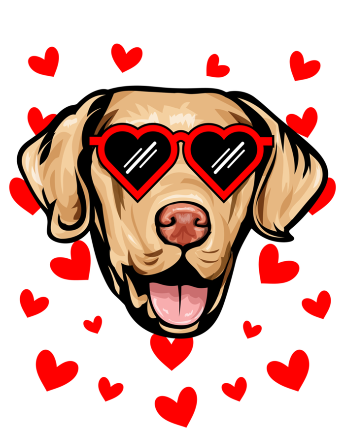 Chesapeake Bay Retriever Valentines Day Love Heart Glasses Gift T-Shirt