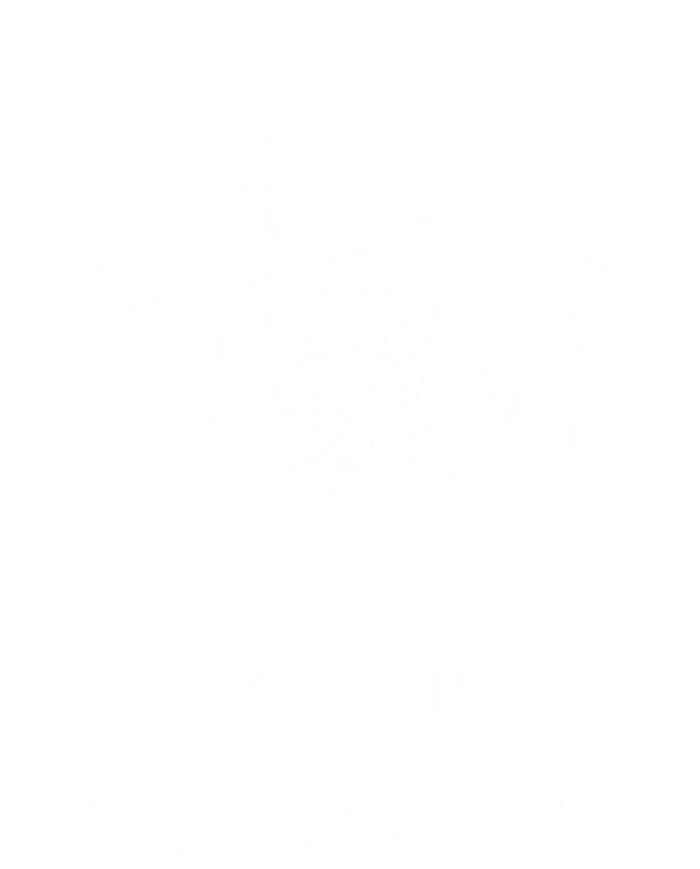 Keep On Truckin' Truck Driver Gift Tie-Dye T-Shirt