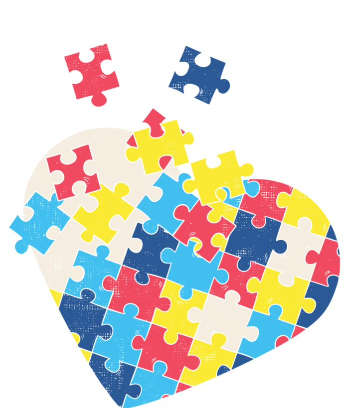 Love Autism Awareness Puzzle Pieces Gift Design Idea Gift Tote Bag