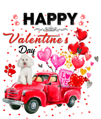 Cute Red Truck Poodle Valentines Day Costume Gift T-Shirt