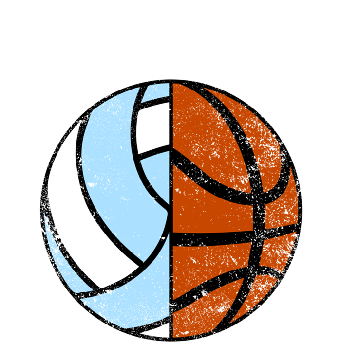 Mom Of Ballers Funny Volleyball Basketball Mom Cool Gift T-Shirt