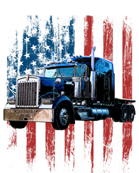 Trucker American Flag Truck Driver Gift Truck Driver Gift Mesh Reversible Basketball Jersey Tank