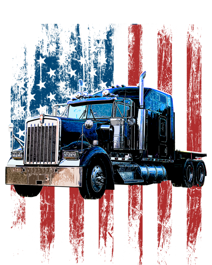 Trucker American Flag Truck Driver Gift Truck Driver Gift Mesh Reversible Basketball Jersey Tank