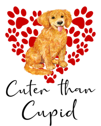 Goldie Dog Cuter Than Cupid Golden Retriever Valentines Day Cute Gift Valucap Bio-Washed Visor