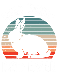 Best Bunny Dad Ever Matching Family Easter Retro Great Gift Ladies Long Sleeve Shirt