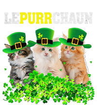 Cute Lepurrchaun Leprechaun Cat Lover Saint Patrick's Day Cute Women's Knotted Racerback Tank