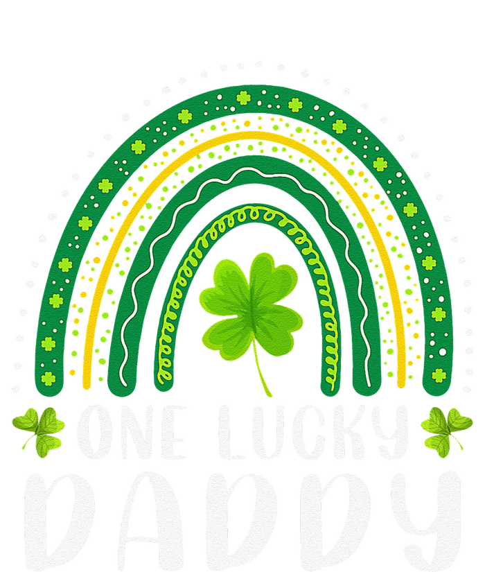 Cute One Lucky Daddy Rainbow Saint Patrick's Day Dad Father Papa Women's Perfect Tri Tunic Long Sleeve Shirt