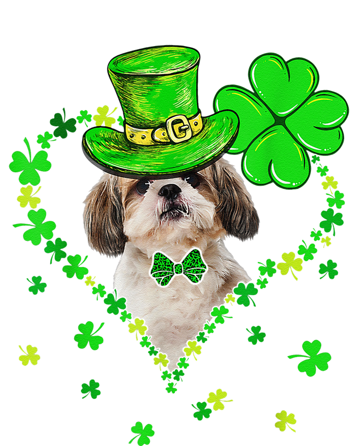 Cute Shih Tzu Saint Patrick's Day Dogs Dad Mom Poster