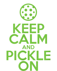 Keep Calm and Pickle On Pickleball with Pickle Ball Zip Tote Bag