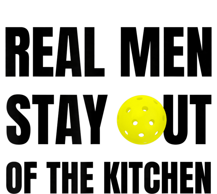 M.e.ns Funny Real M.e.n Stay Out of the Kitchen Pickleball Bumper Sticker