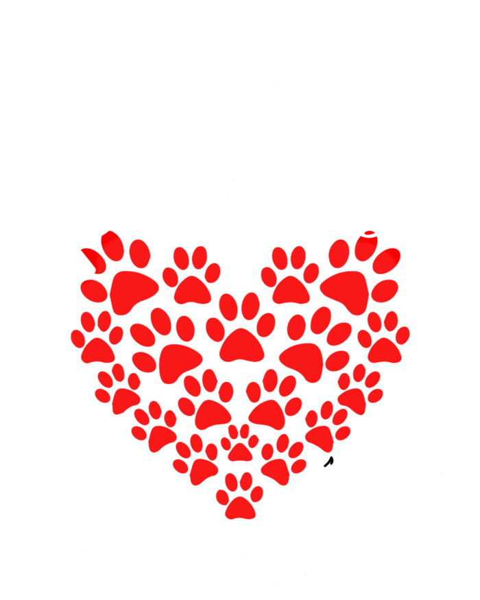 My Poodle Is My Valentine Poodle Owner Gift T-Shirt