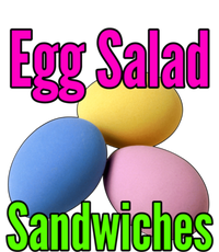 Easter Eggs Egg Salad Sandwiches Moms Funny Easter Cooking Cute Gift T-Shirt