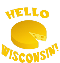 Hello Wisconsin Cheese funny food lover High Crown Mesh Back Trucker Hat