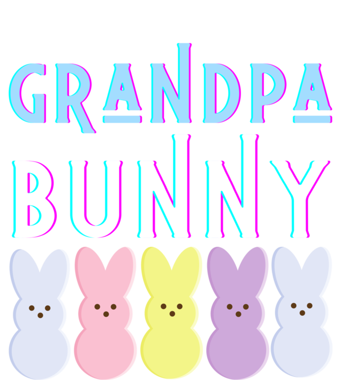 Grandpa Bunny Pap Funny Easter Bunny Dad Mom Fun Gift Striped Beanie with Solid Band