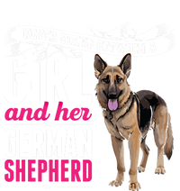 Never Stand Between A And Her Ger Shepherd Dog Gift Ladies Long Sleeve Shirt