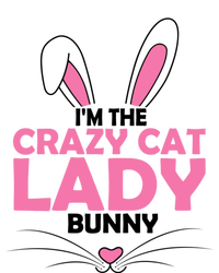 I'm The Crazy Cat Lady Bunny Graphic Cute Easter Day Costume Funny Gift T-Shirt