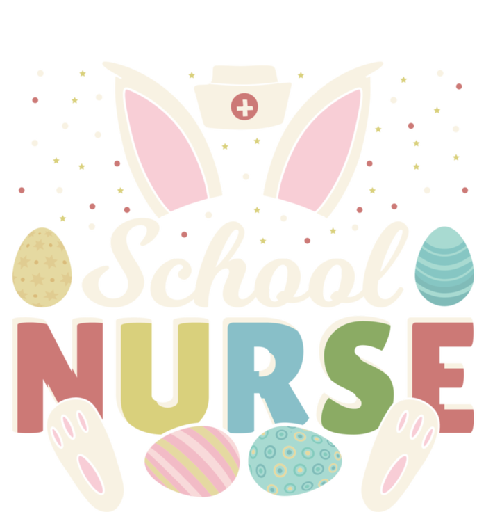 School Nurse Easter Eggs Bunny Rabbit Ears Easter Day Gift Kids T-Shirt