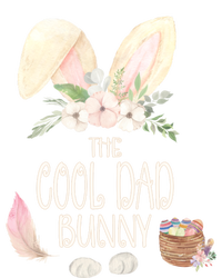 The Cool Dad Bunny Family Matching Group Easter Gift Pajama Funny Gift Women's Flannel Pajama Set