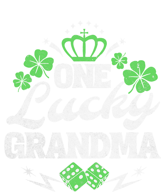 One Lucky Grandma St Patricks Day Gift Vintage 70s Dice T-Shirt