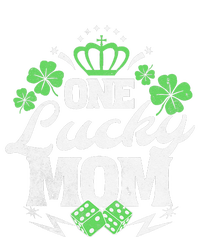 One Lucky Mom St Patricks Day Gift Vintage 70s Dice T-Shirt