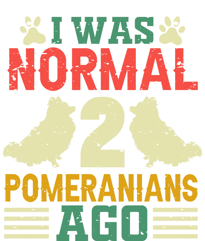 I Was Normal 2 Pomeranians Ago Kids Sweatshirt