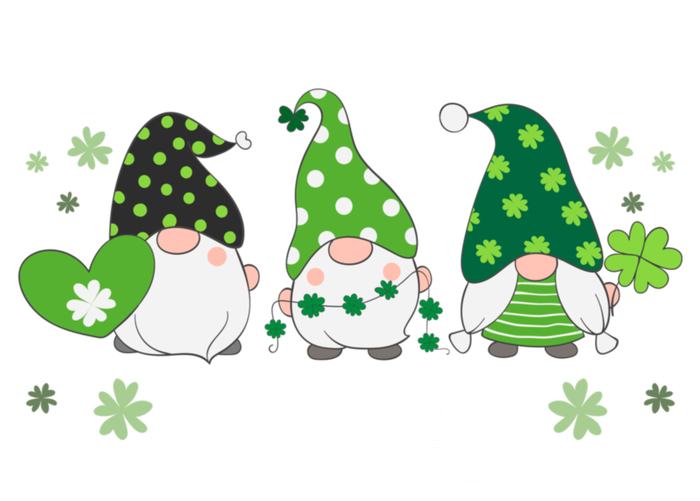 St Patricks Day Green Gnomes Love Irish Gift Kids Hoodie