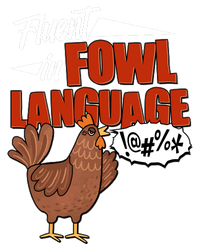 Funny Fluent In Fowl Language Chicken Lover Mesh Reversible Basketball Jersey Tank