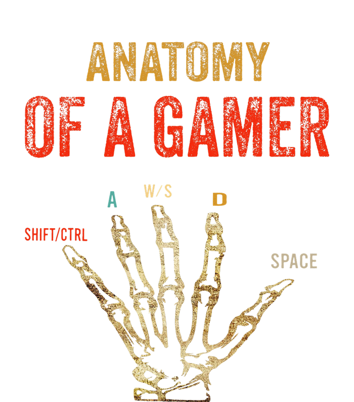 Anatomy Of A Gamer Gaming Gifts For Gamer T-Shirt