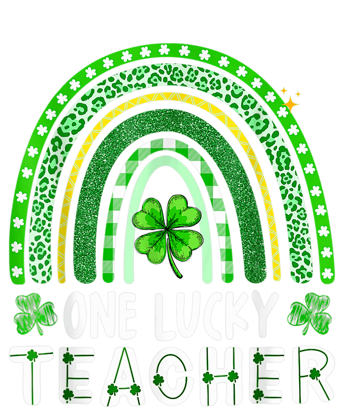 One Lucky Teacher Rainbow St Patrick’s Day Poster