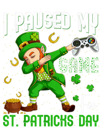 I Paused My Game For St Patricks Day Dabbing Leprechaun Flat Bill Trucker Hat