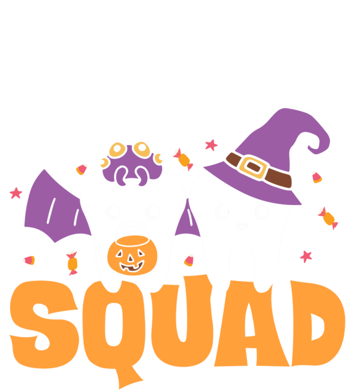 Spooky Dental Assistant Dental Squad Halloween Dentist Great Gift Full-Length Apron With Pockets