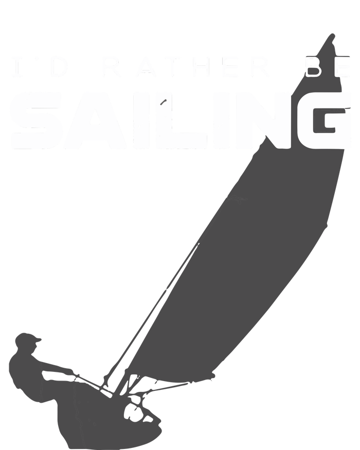 I'd Rather Be Sailing Vintage Sailing Toddler Fine Jersey T-Shirt