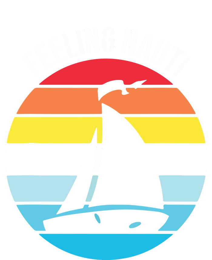 Funny Sailing Gift For Sailors 'Feeling Nauti' Boat Sunset Urban Pullover Hoodie