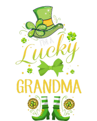 Womens I'm A Lucky Grandma St Patty's Day Gift For Grandmother Legacy Cool Fit Booney Bucket Hat