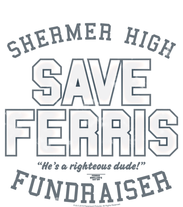 Ferris Bueller's Day Off Shermer High Save Ferris Cute Gift Kids Long Sleeve Shirt