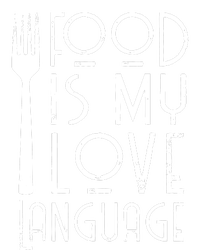 Foodie Gifts Food Is My Love Language Food Lover Chef Cook Bumper Sticker