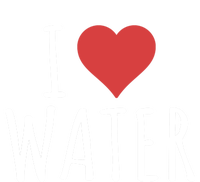 I Love Water Great Gift Valucap Bio-Washed Visor