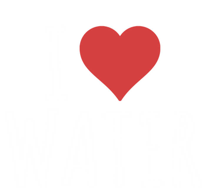 I Love Water Great Gift Valucap Bio-Washed Visor