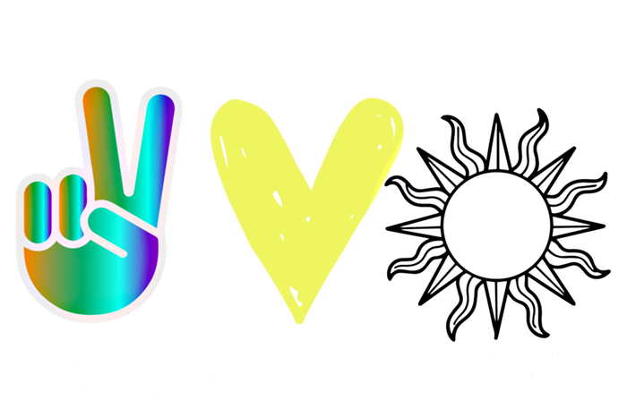 Love Flower Peace Sunshine Love Water Sun Meaningful Gift Tie-Dye T-Shirt