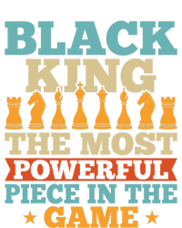 Black King The Most Powerful Piece In The Game Ladies PosiCharge Competitor Racerback Tank