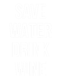 Save Water Wine Lover Funny Gift Kids Long Sleeve Shirt