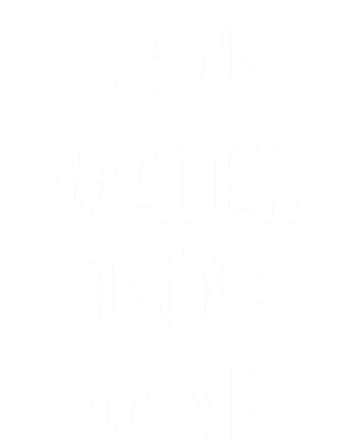 Save Water Wine Lover Funny Gift Kids Long Sleeve Shirt