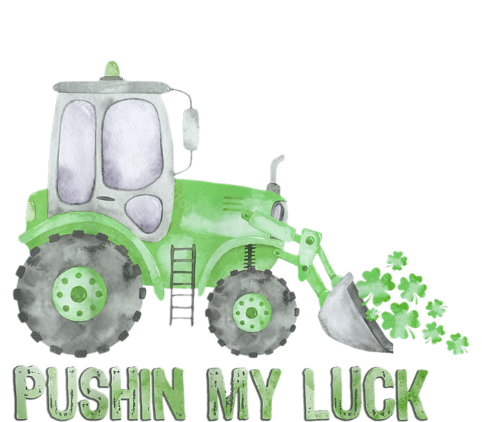 Pushing My Luck Construction Worker St Patrick's Day Boy Hooded Wearable Blanket